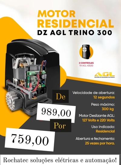 Motor Residencial Dz Agl Trino 300